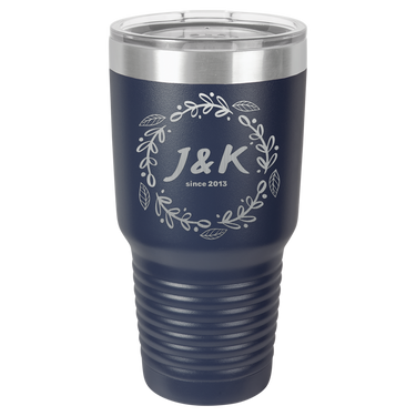 J & K Trendy Print Insulated Tumbler